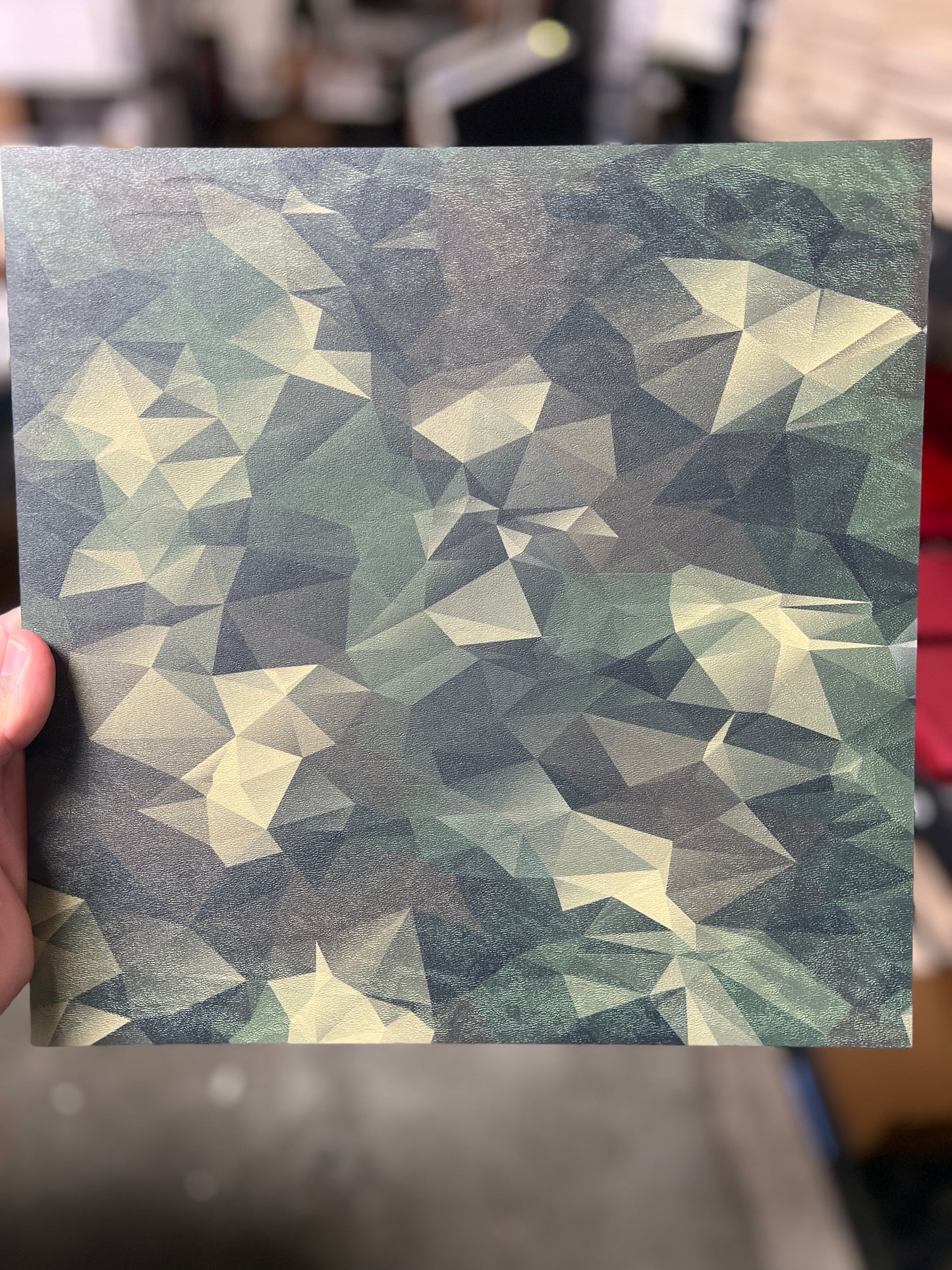 Mangled Camo 12x12 (slight fading around edges)