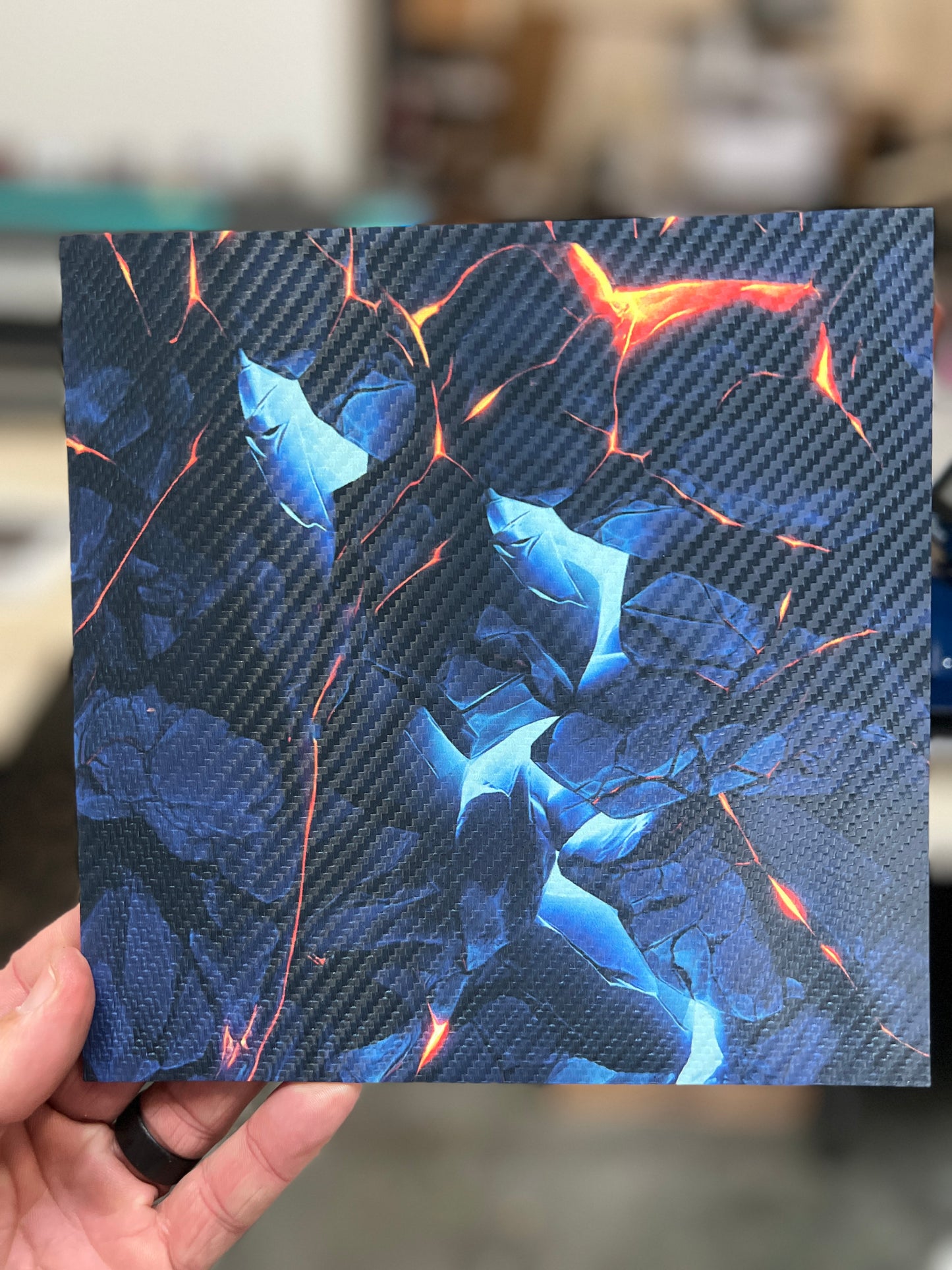 Space Lava Carbon Fiber 8x8