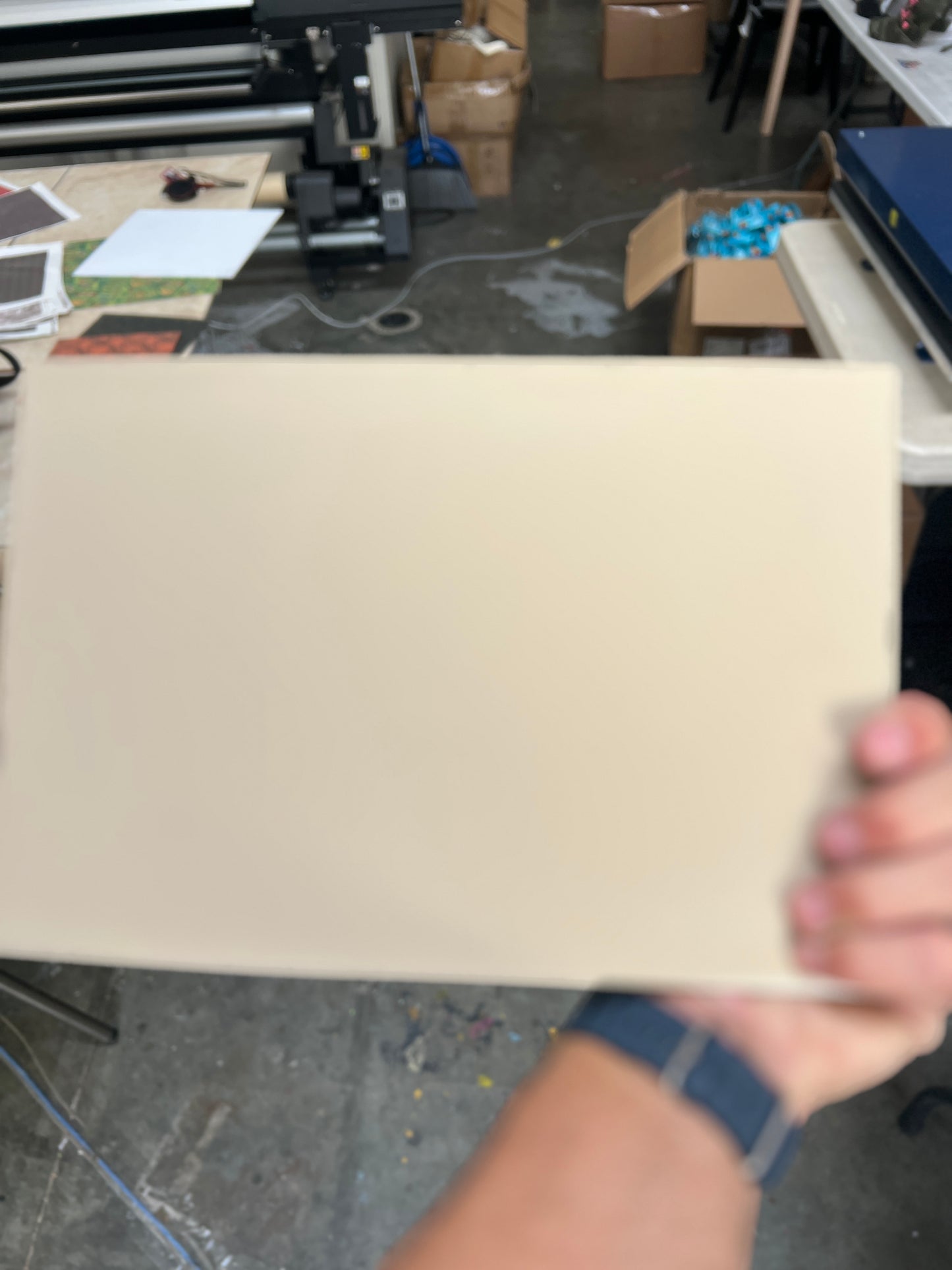 Double sided Desert Tan 8x12 (misaligned paper)