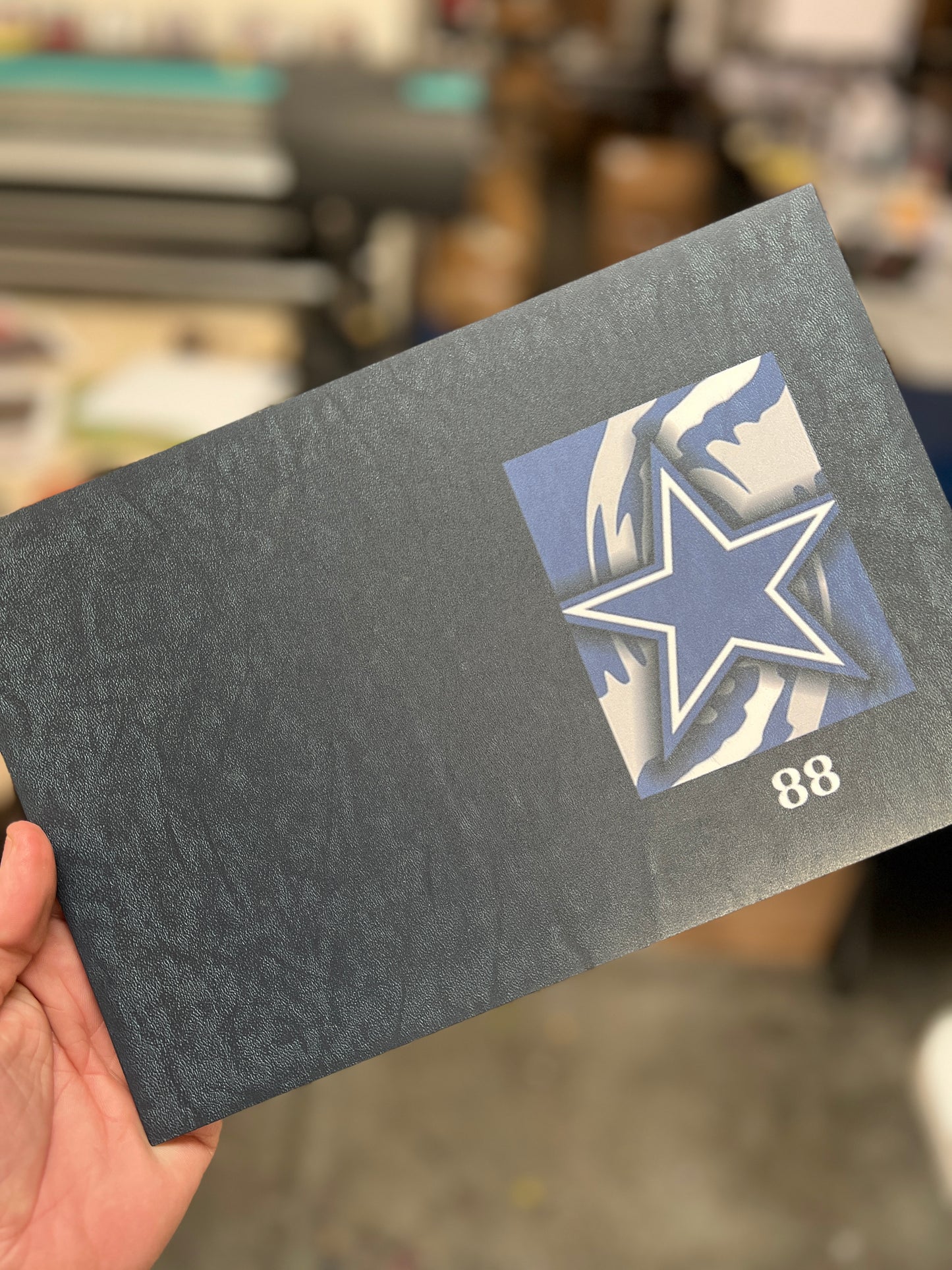 Dallas Cowboys 8x12 (some fading on edges)