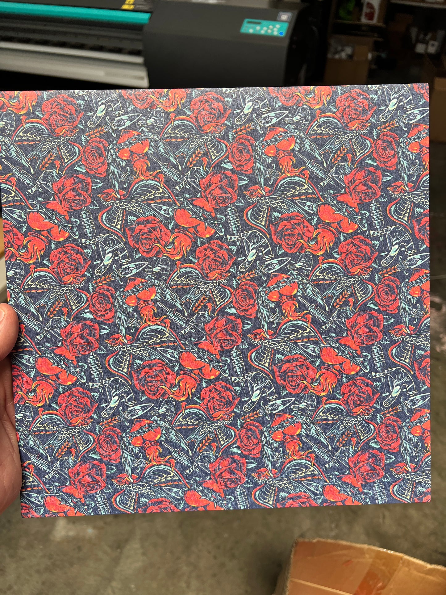 Birds and Guns 12x12