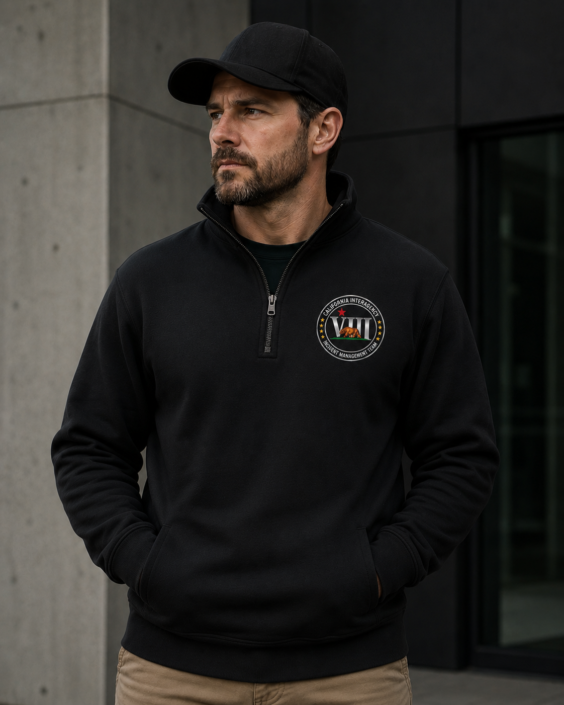 Incident Management Team VIII 1/4 Zip Pullover Sweatshirt PC78Q