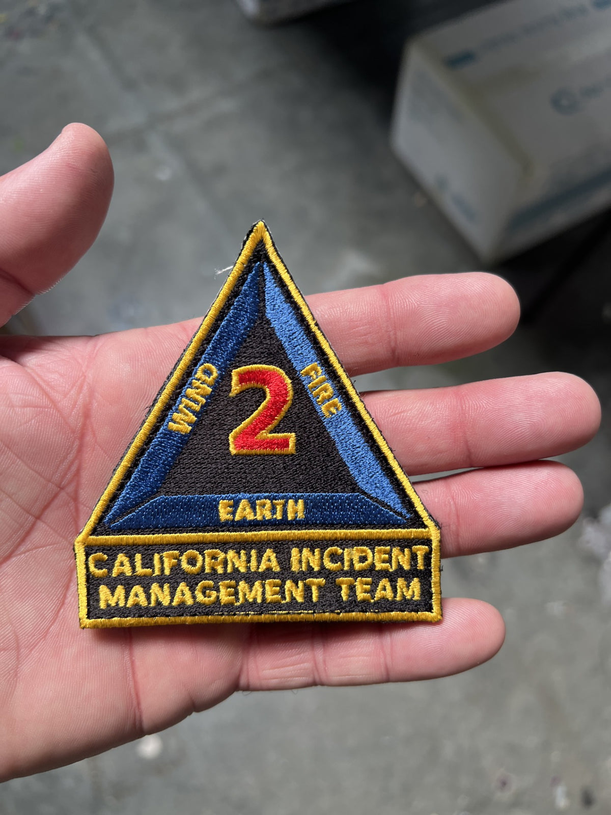 Incident Management Team 2 3.5" Embroidered Patch w/ Velcro Back