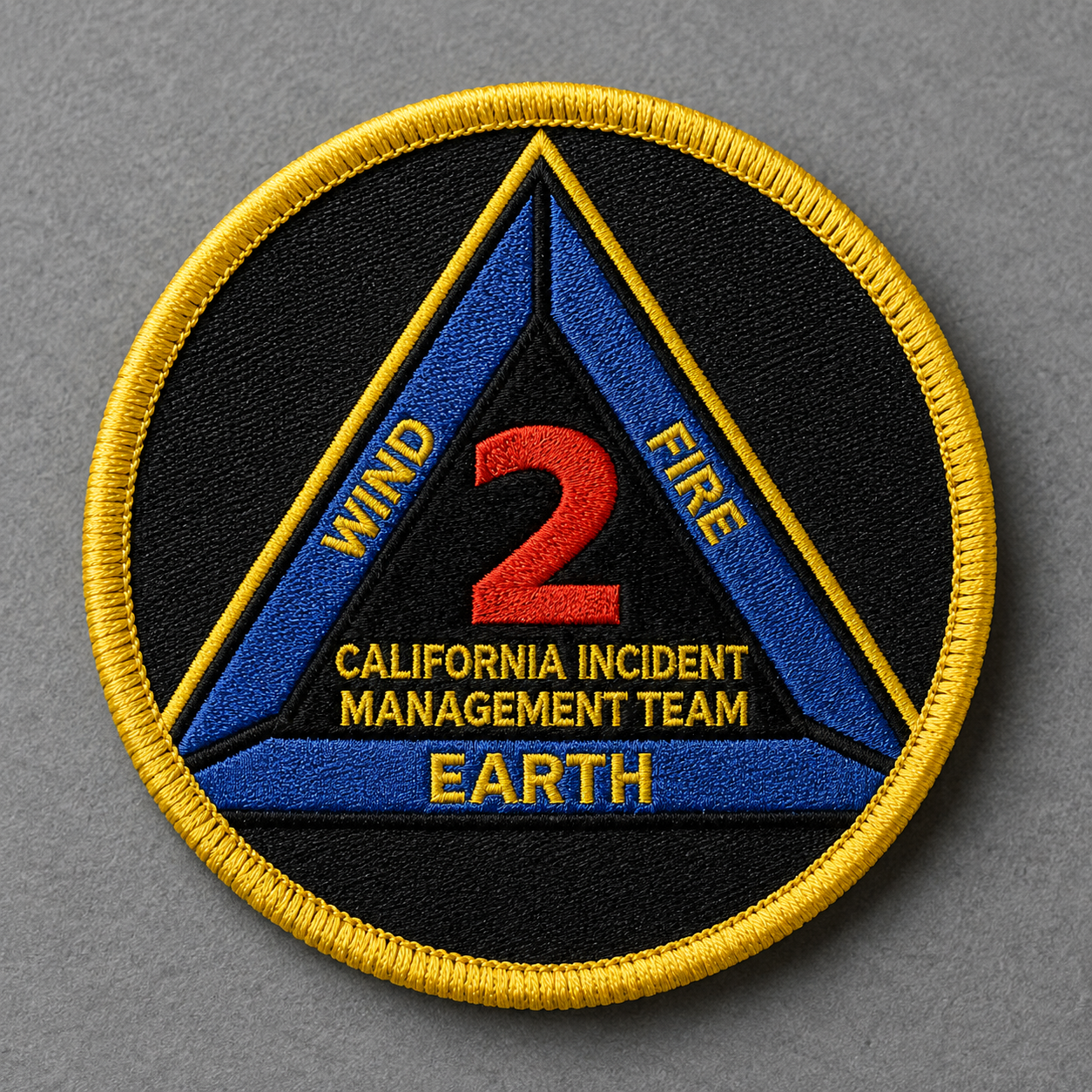 Incident Management Team 2 3.5" Embroidered Patch w/ Velcro Back