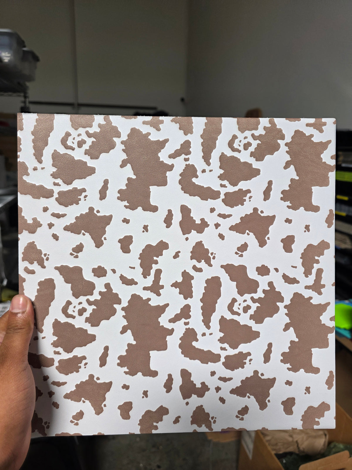 Brown cow (faded edges)