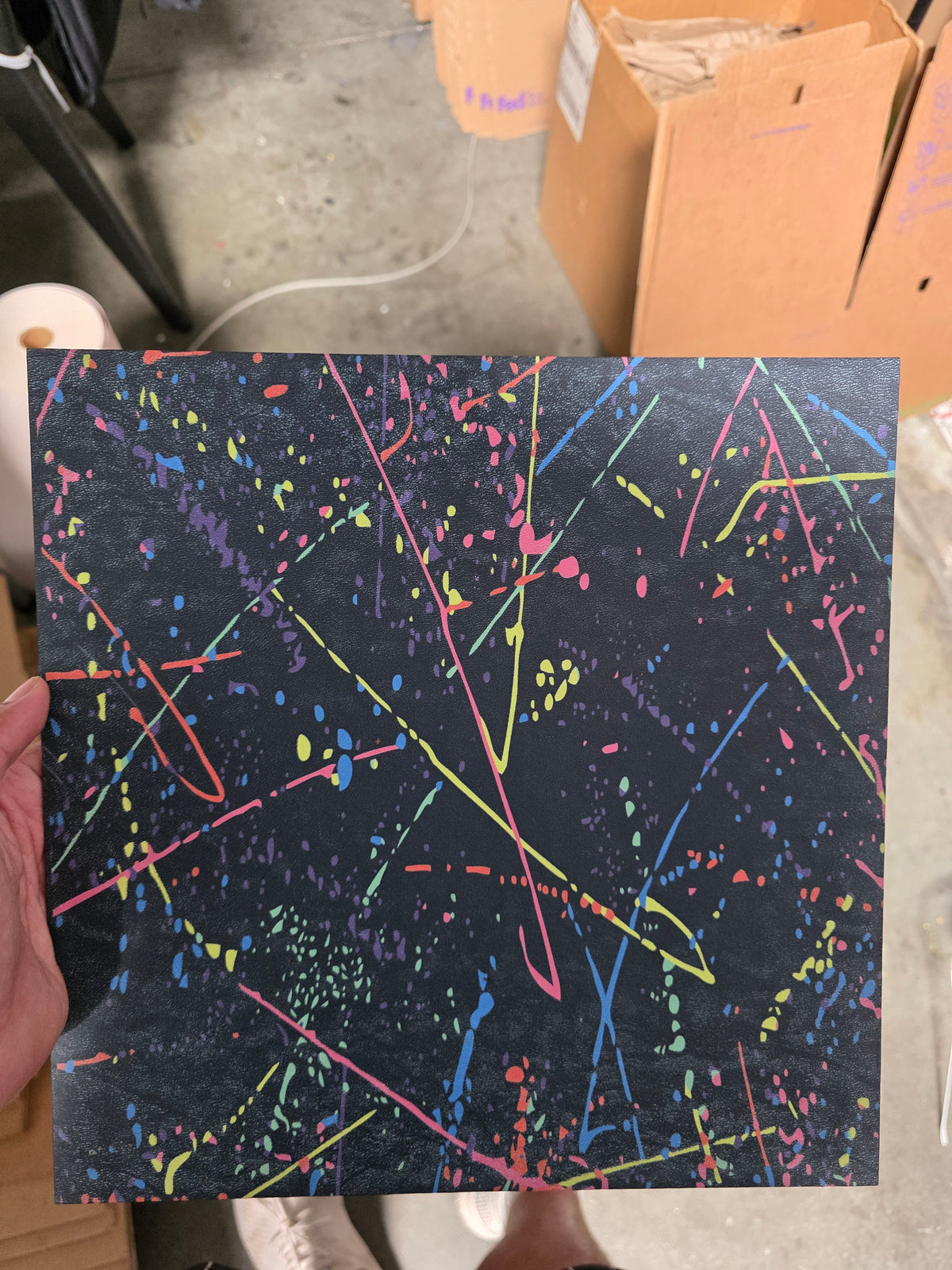 Paint splatter (faded print)
