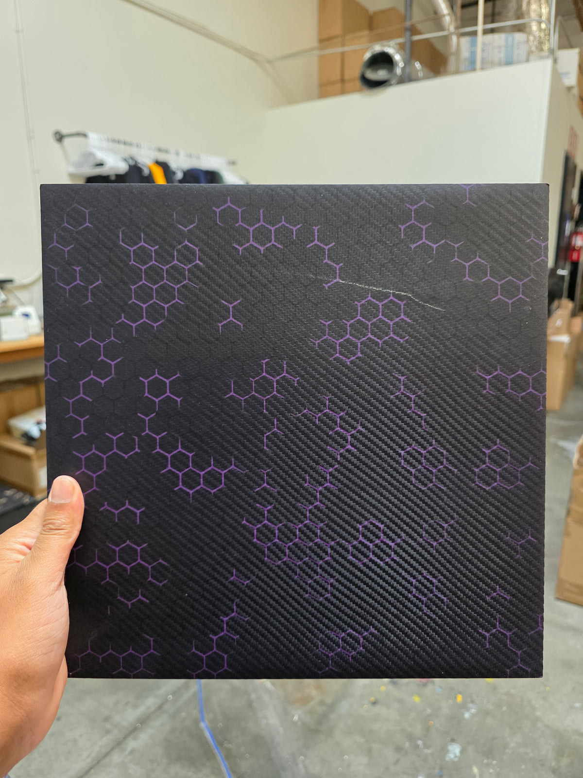 Purple Hex (has a scratch on it)