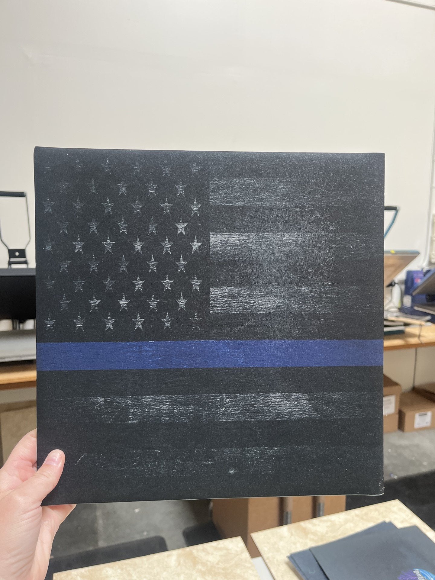 Thin Blue Line 12x12