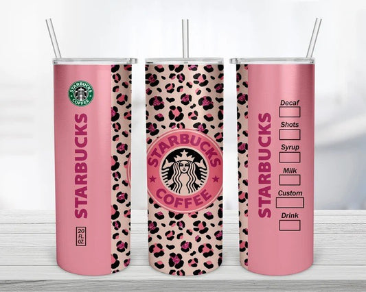 Starbucks - Pink Leopard