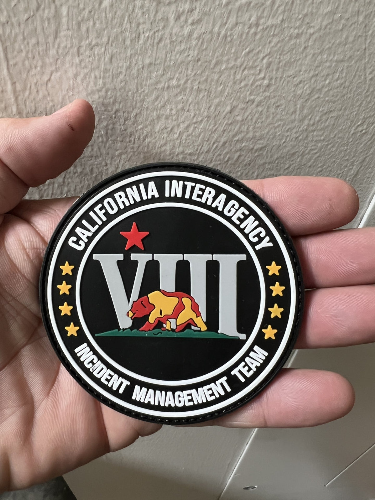 Incident Management Team VIII 3.5" PVC Patch w/ Velcro Back