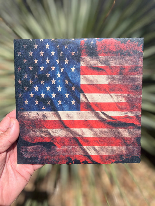 America 250th Flag 8x8