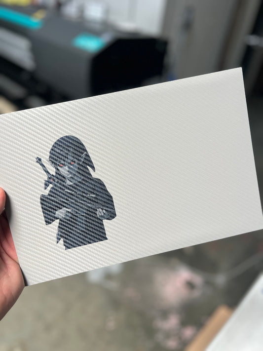 Anime Carbon Fiber 8x12