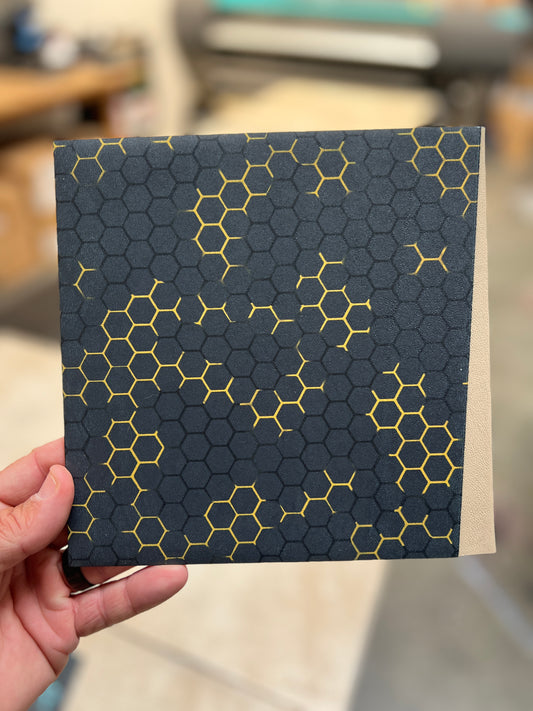 Yellow Hex 8x8 (slight fading in corner)