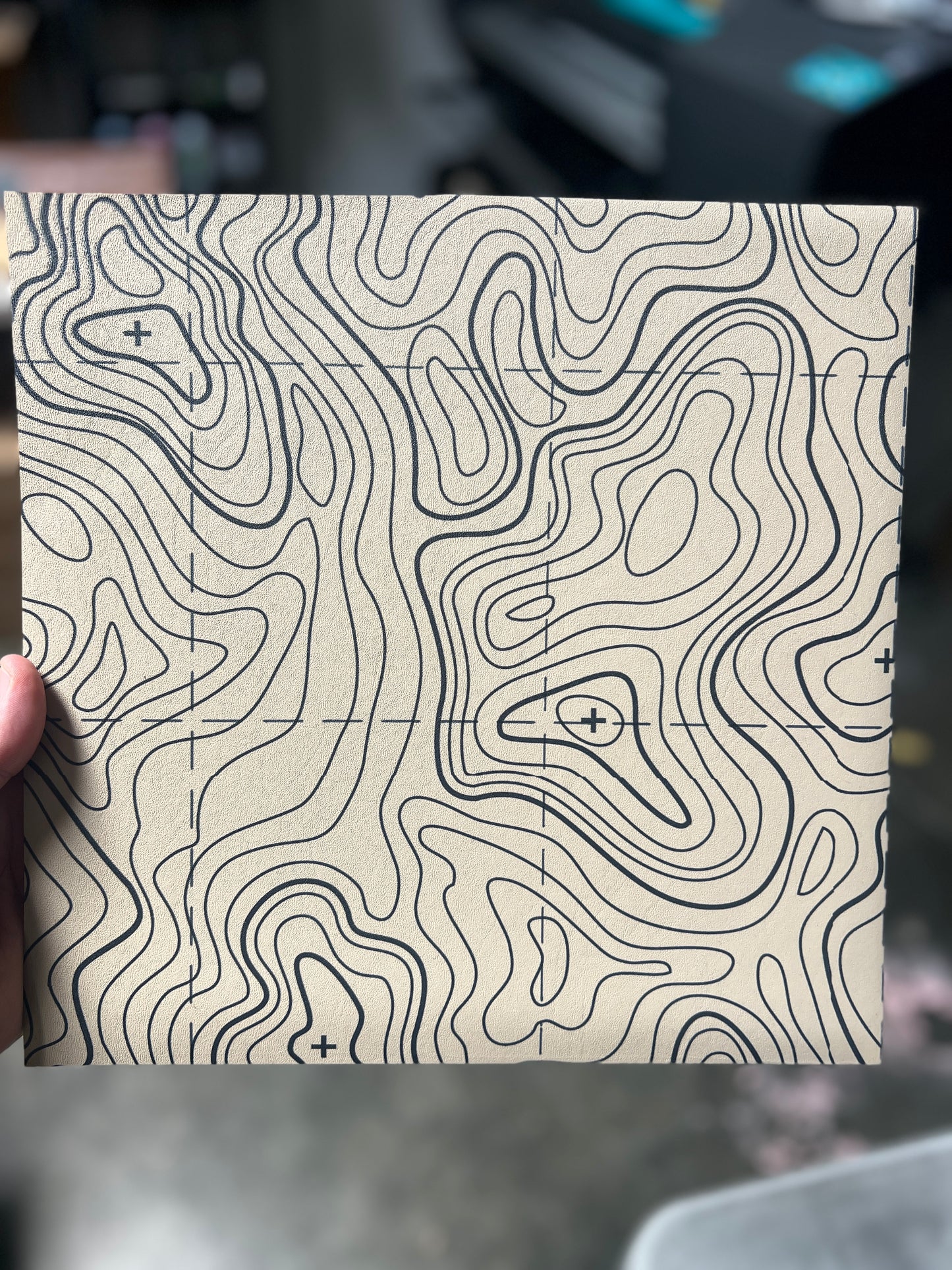 Tan Topo 12x12 (faded edge but will get cut off)