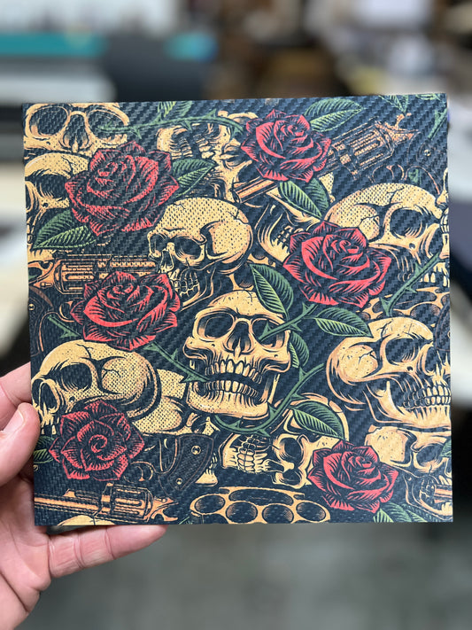 Guns and Roses Red Carbon Fiber 8x8