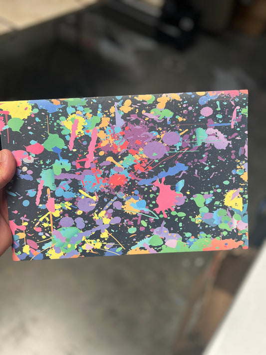 Paint Splatter 8x12