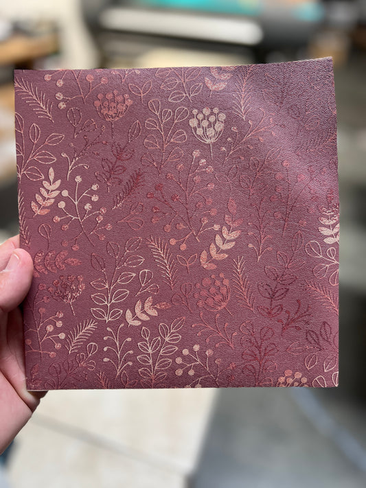 Pink Flowers 8x8