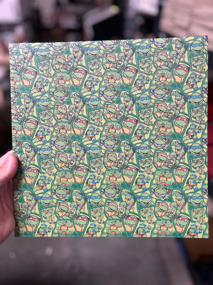 Double Sided Ninja Turtles 12x12