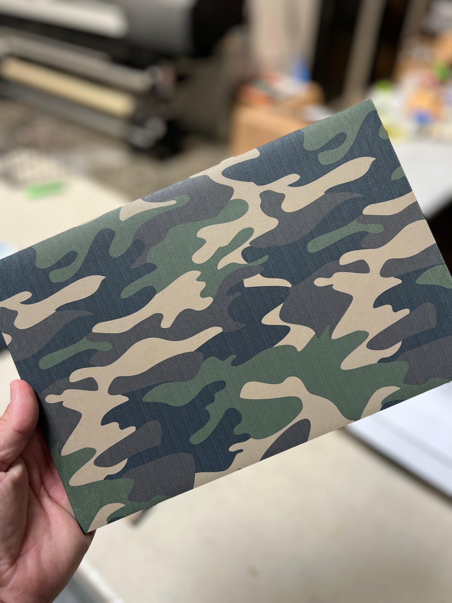 Military Camo 8x12 (very faint lines throughout)