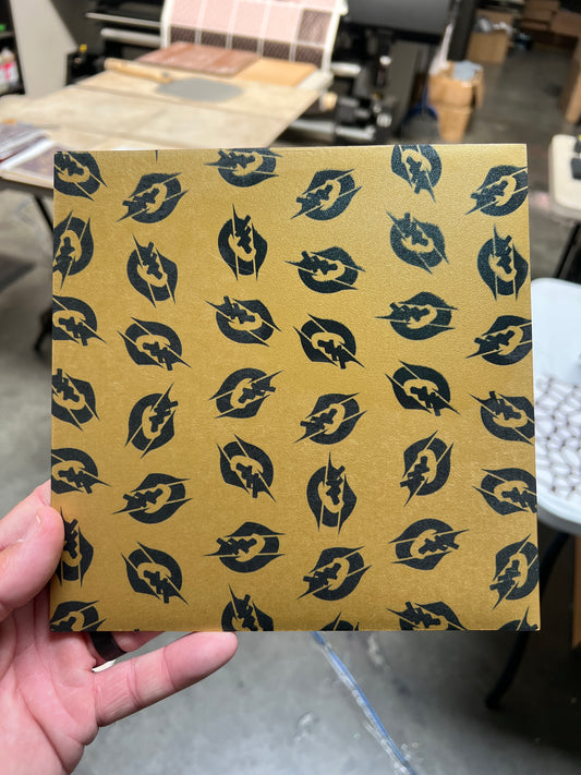 (Copy) Gold Metallic Guns 8x8 (some slight fading)