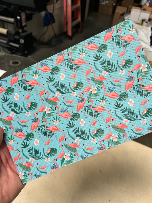 Flamingo Garden CF 8x12