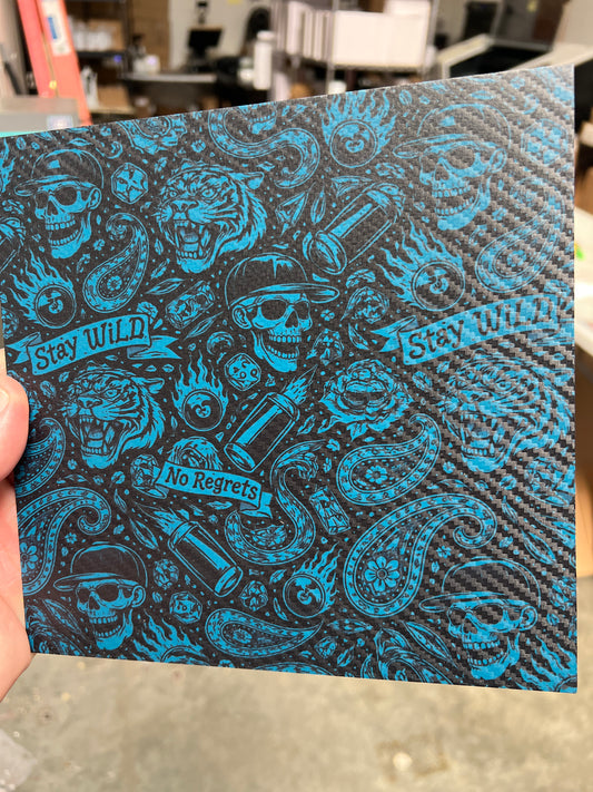 Jade Good Vibes Carbon Fiber 8x12