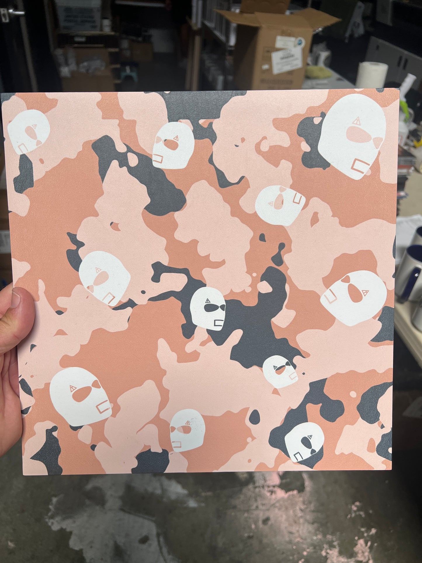 Helmet Camo 12x12