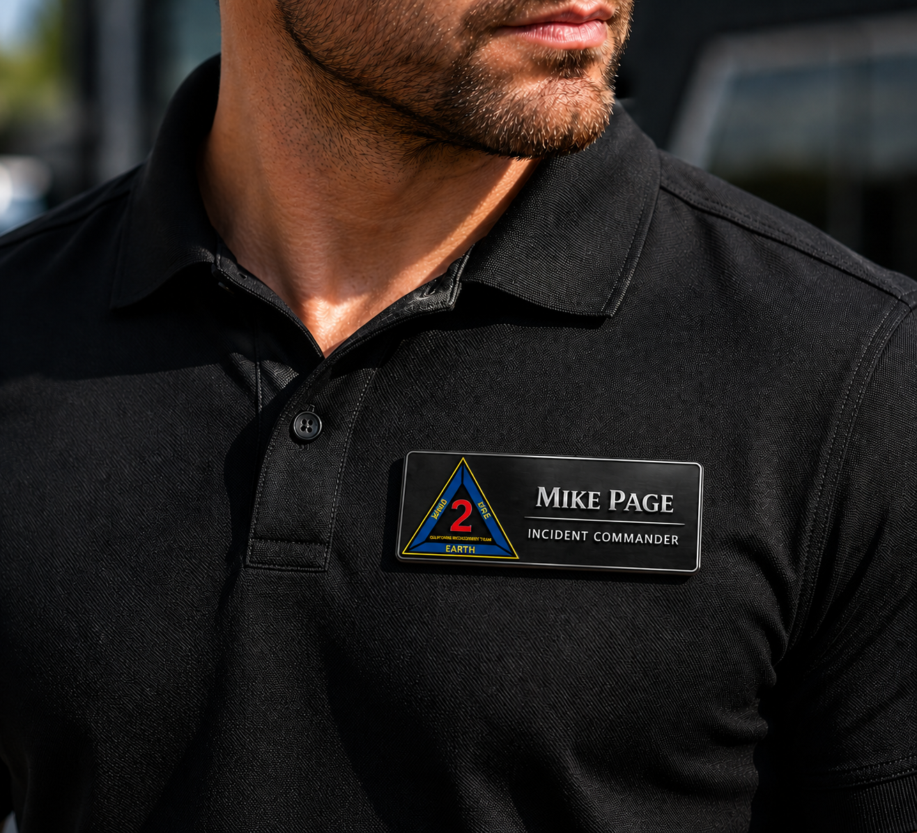 Incident Management Team 2 Name Tag