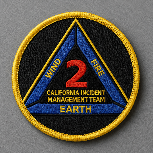 Incident Management Team 2 3.5" Embroidered Patch w/ Velcro Back