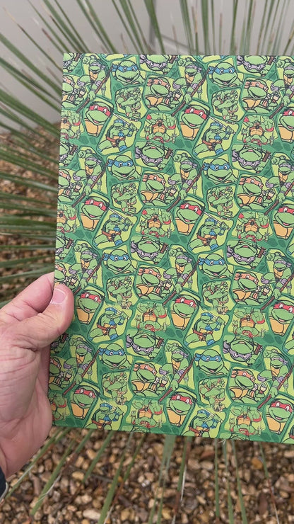 Double Sided Ninja Turtles 12x12