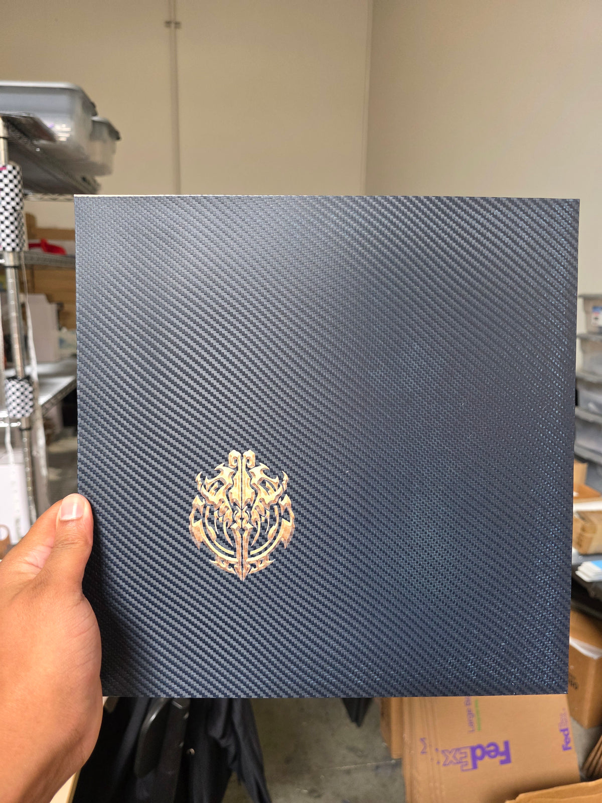 Warrior emblem on Tan