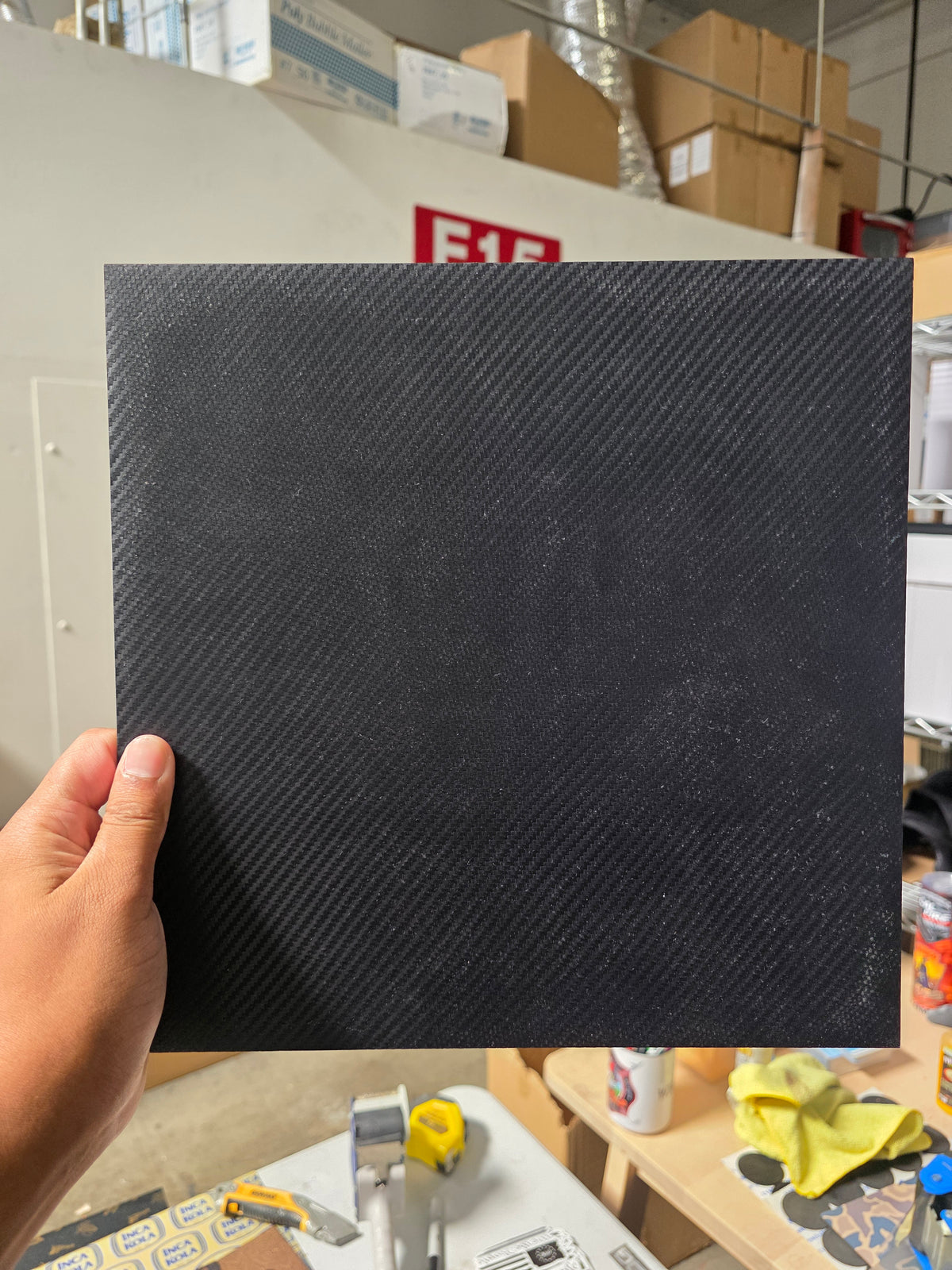 Black on Police Blue (slight fade on the edges)