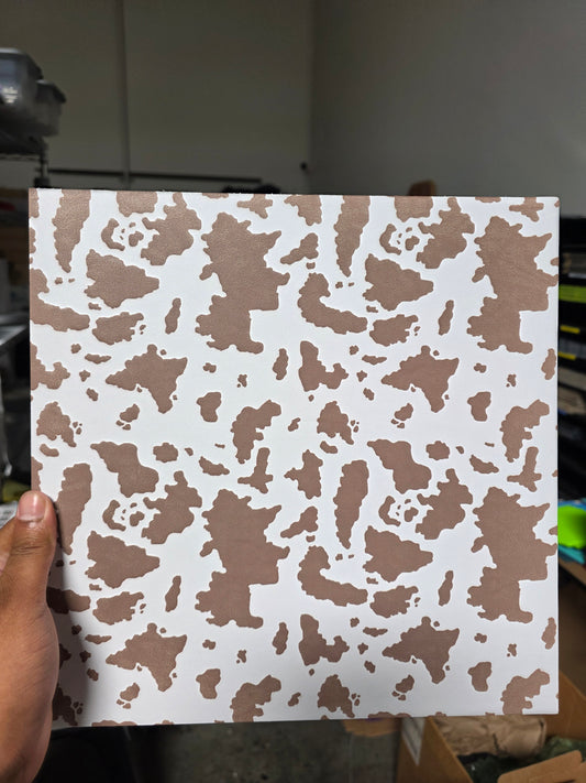 Brown cow (faded edges)