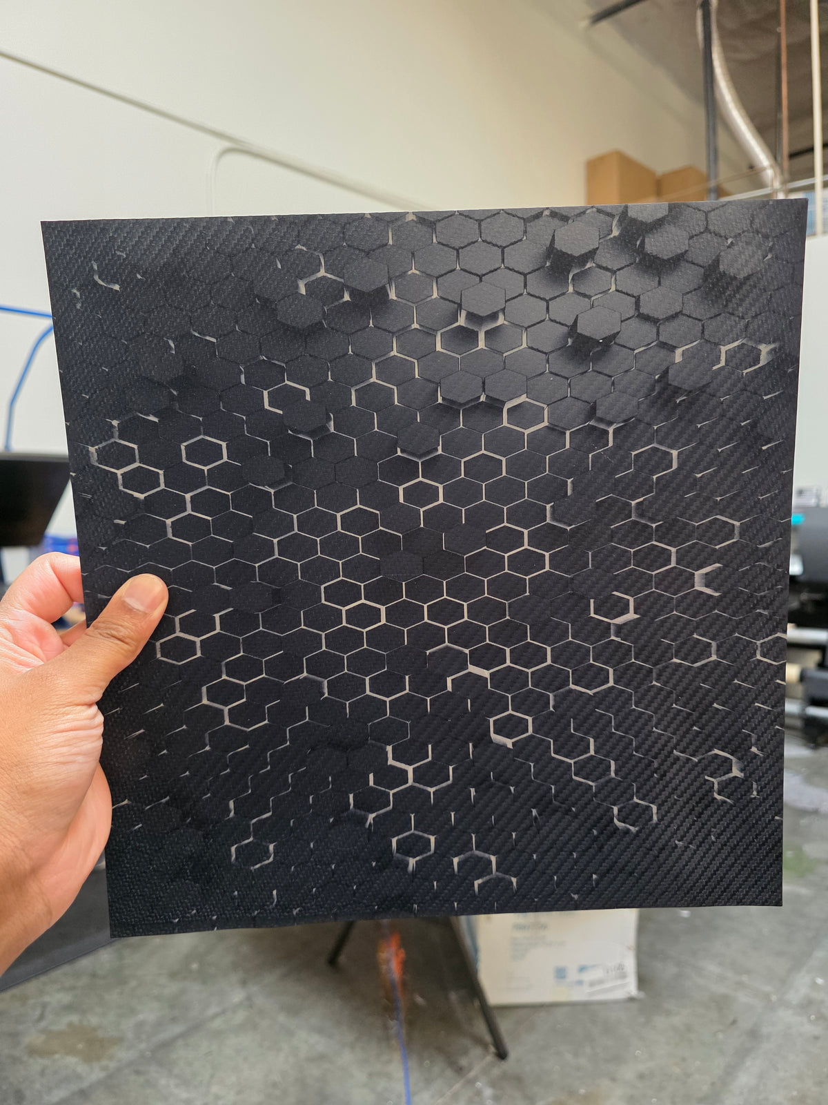 3D Hex (Faded edges)