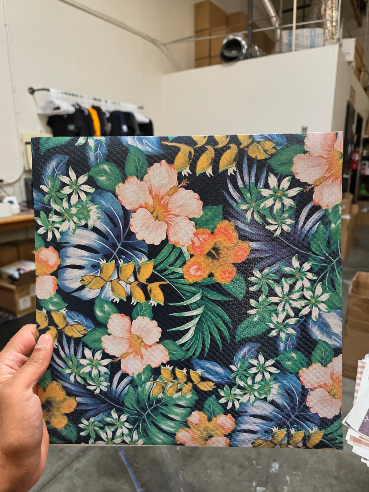 Tropical (Faded edges and spot)