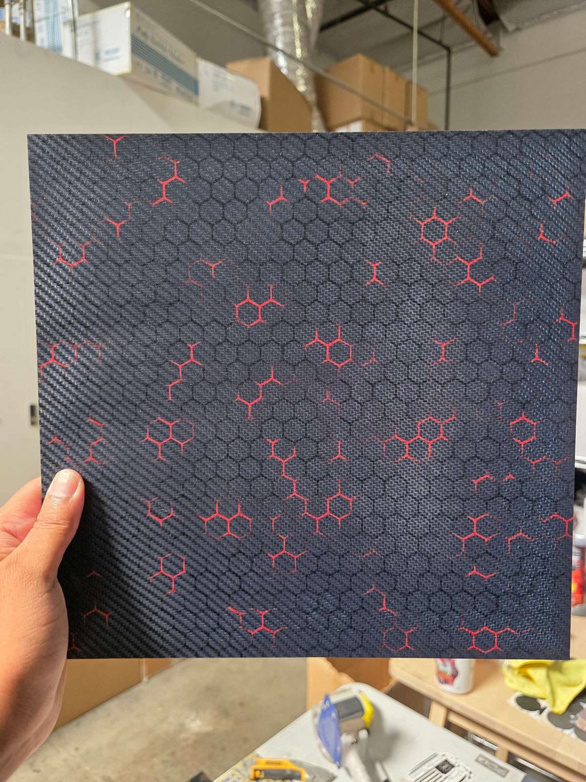 Red Hex (Faded spot)