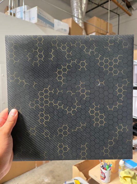 Coyote Hex (Faded edges and kydex chip in print)