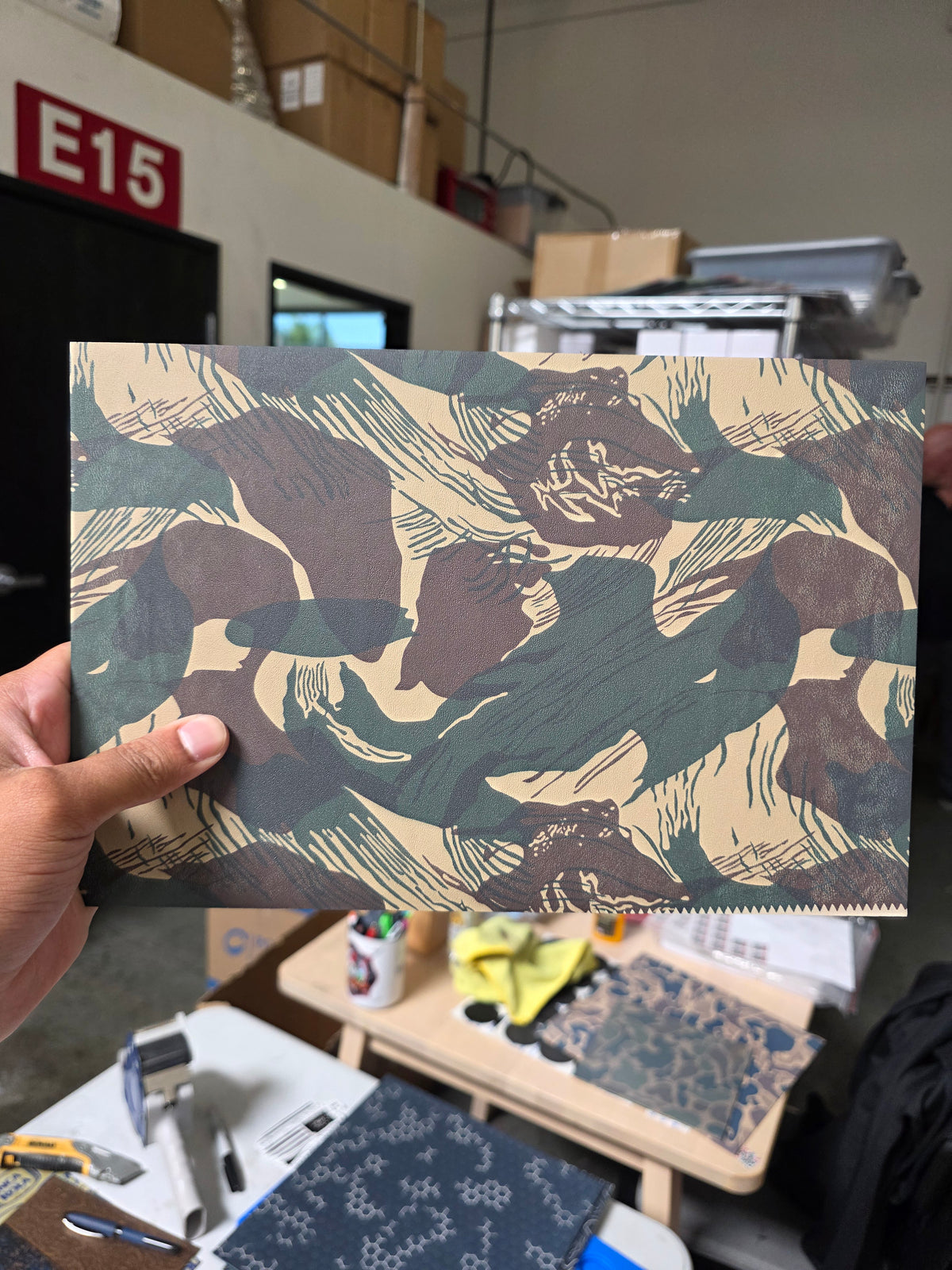 Rhodesian brush stroke (Faded edges and has paper marks on bottom)