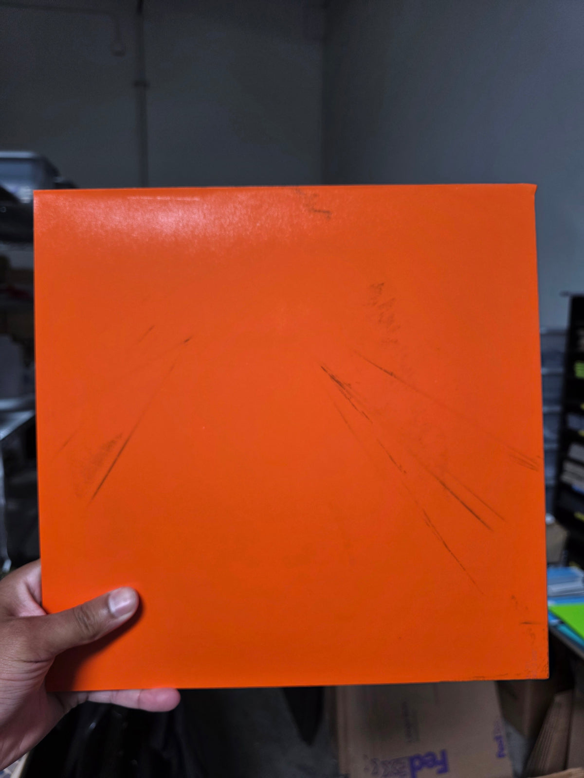 Orange Topo (messed up corner and black lines on back)