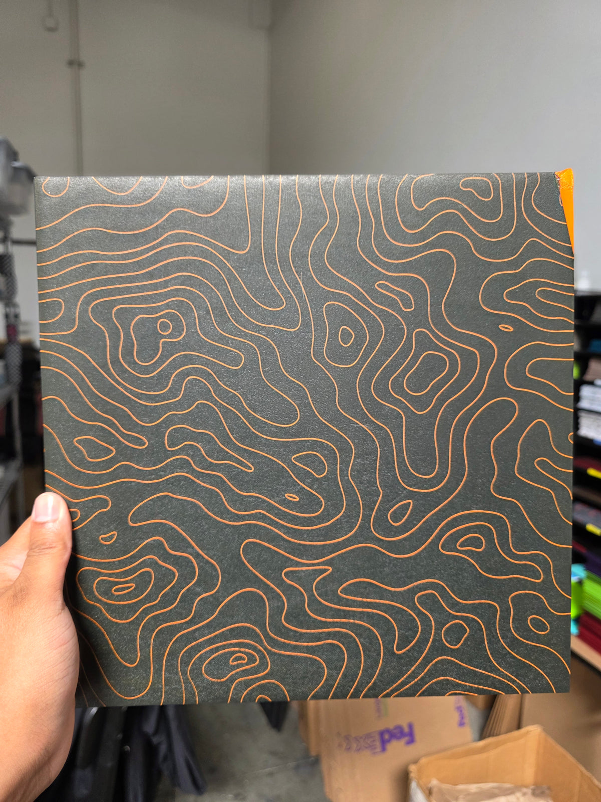 Orange Topo (messed up corner and black lines on back)