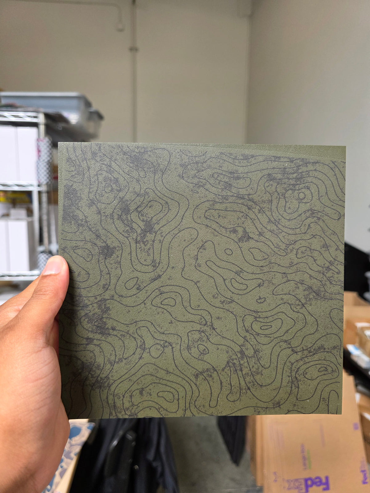 OD Green Grunge Topo (slightly warped)