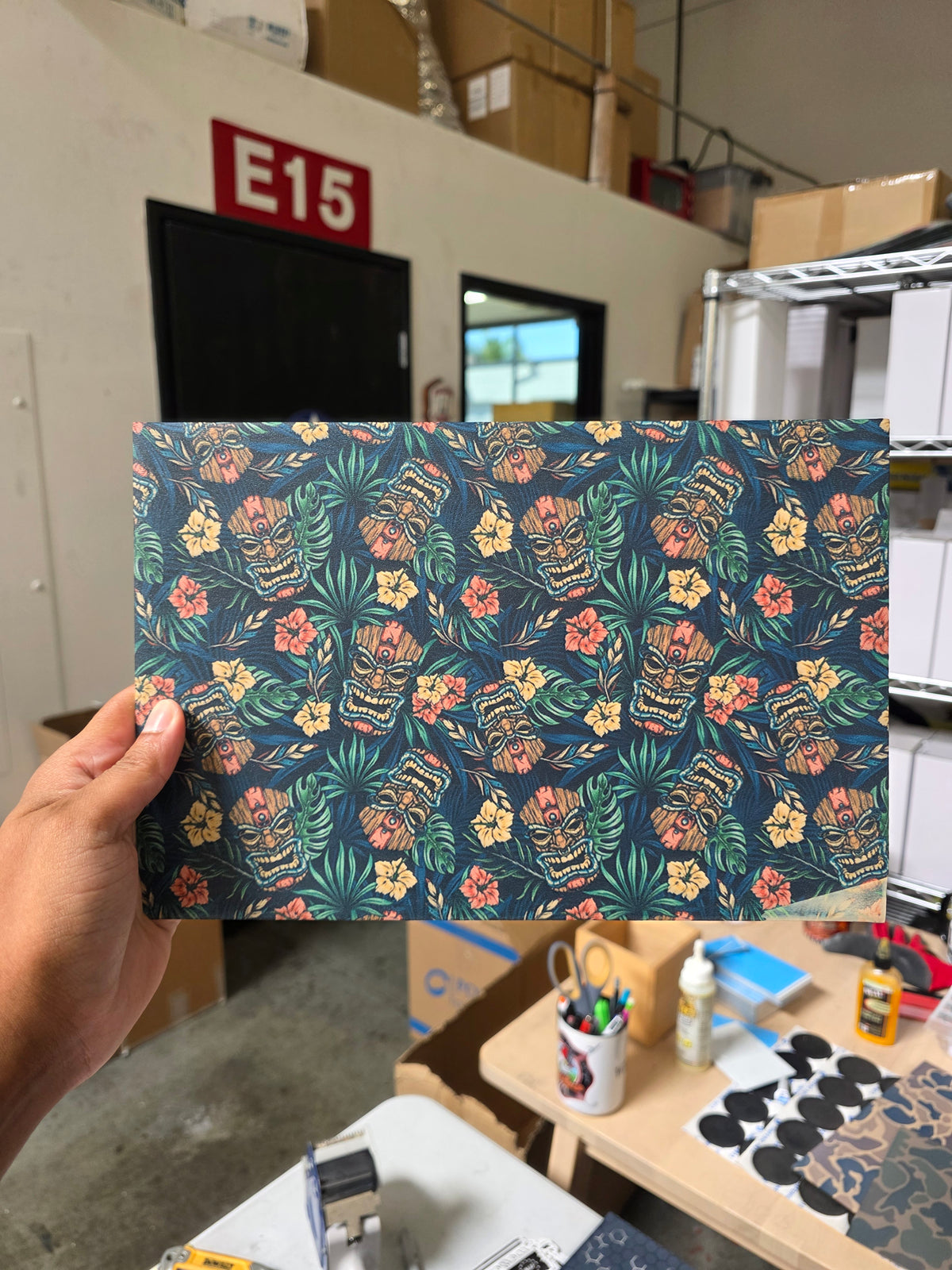Tiki's and Flowers (messed up corner)