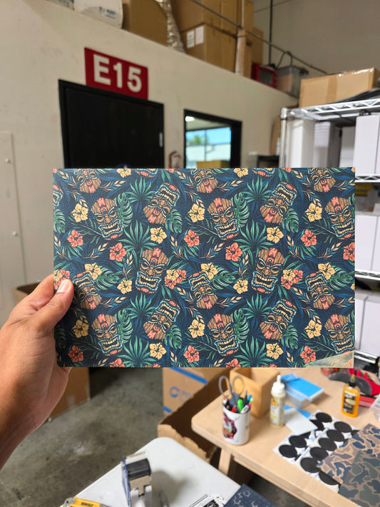Tiki's and Flowers (messed up corner)