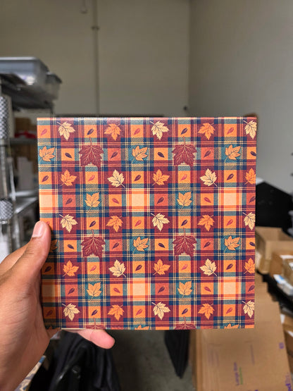 Autumn print double sided