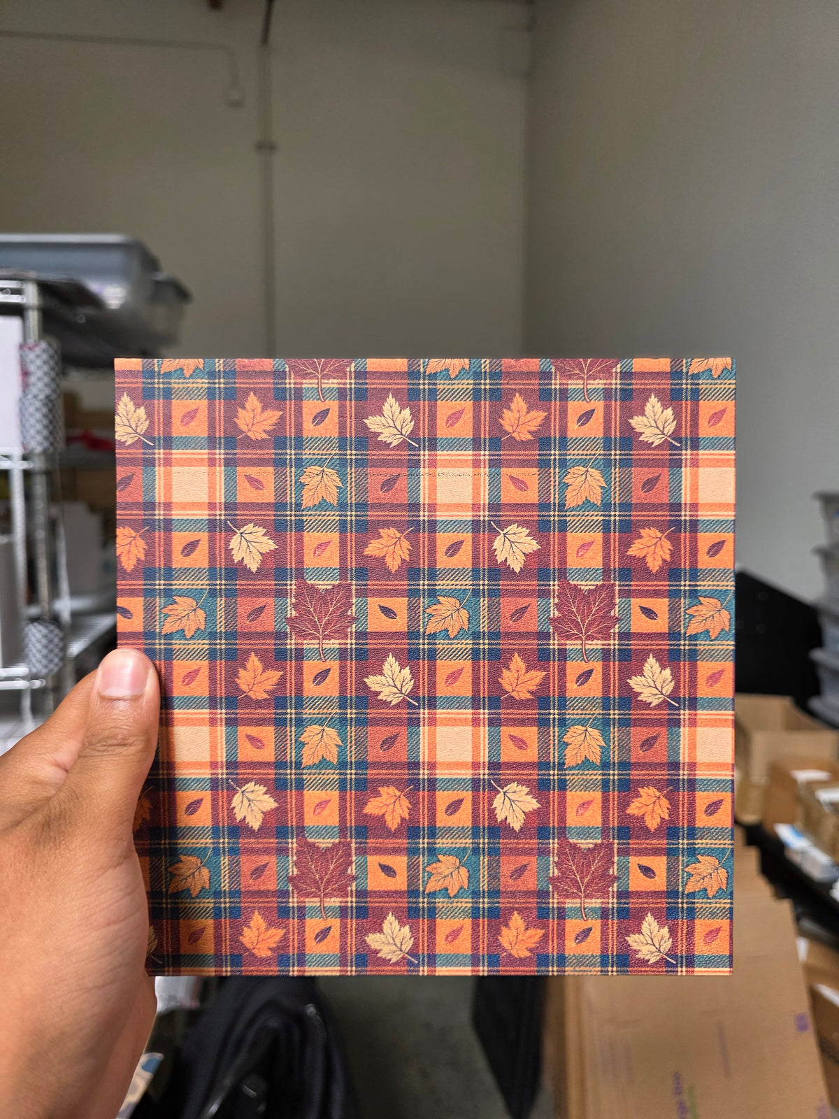 Autumn print double sided