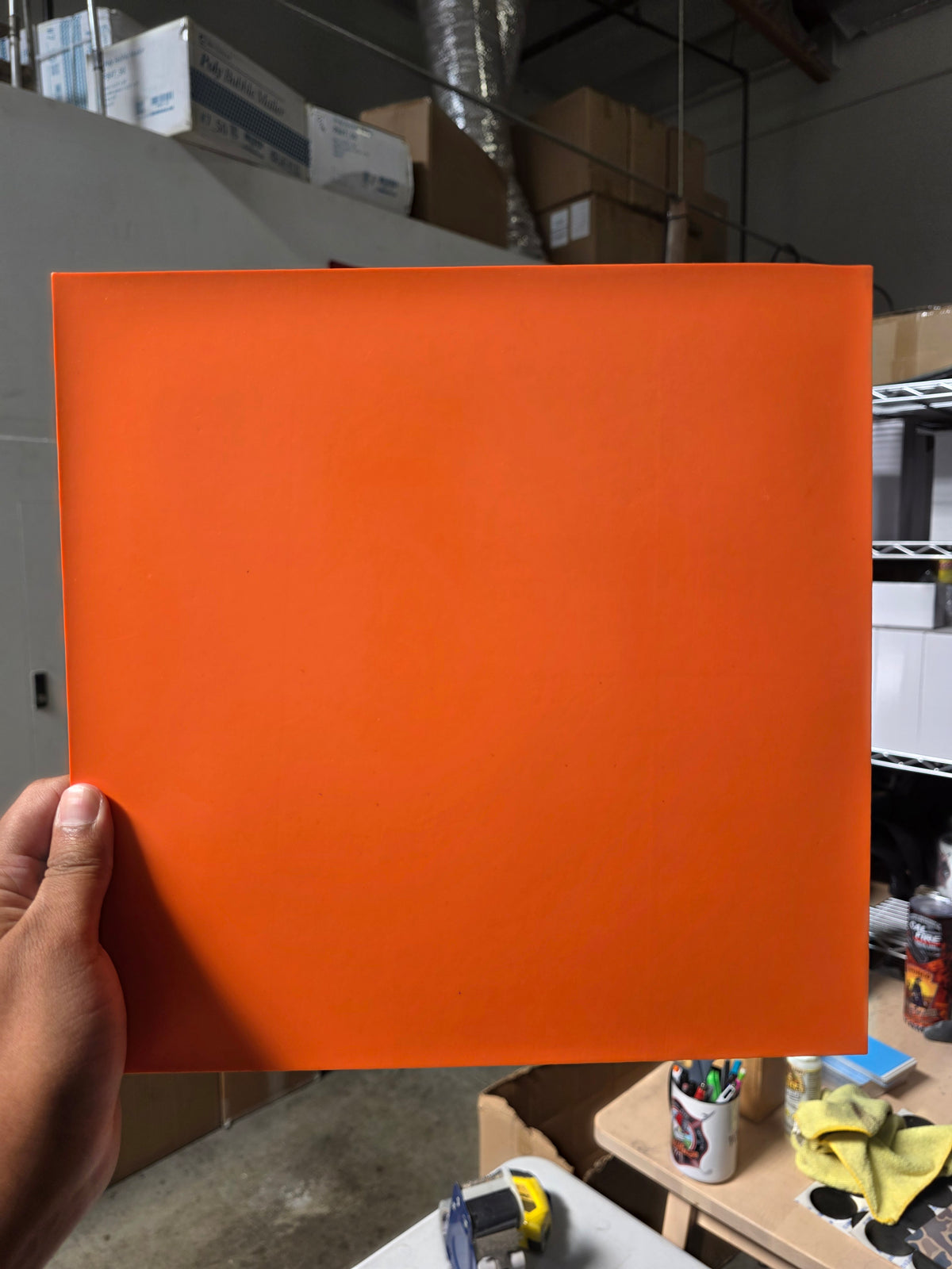 Black on Orange (slightly faded edges)