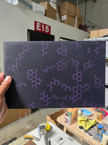Purple Hex (Mark on back of print)