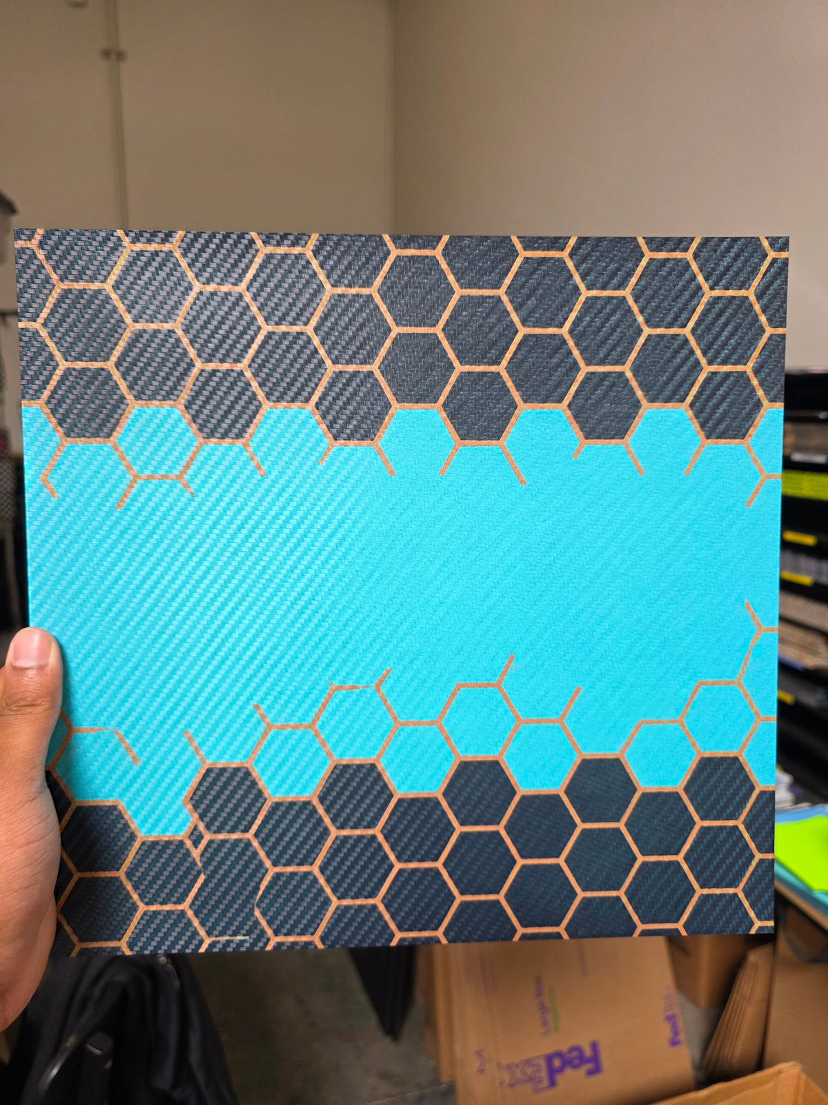 Hex pattern CF