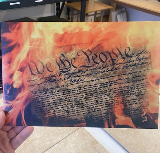 Burning Constitution 12x8 only