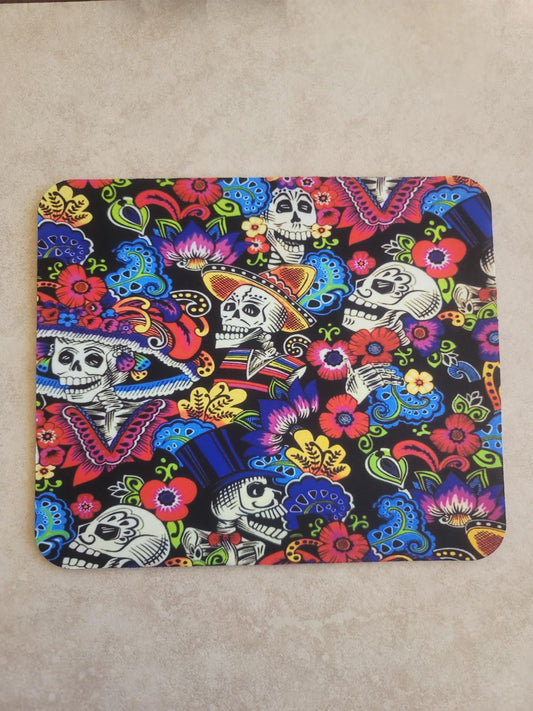 Day of the Dead Skulls Mousepad